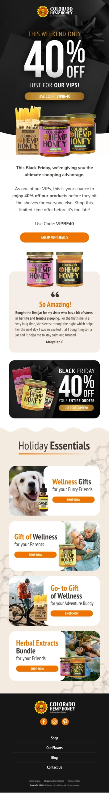 Email Designs 102 Enviary 06 Black Friday VIP Early Access 40 Off scaled Enviary